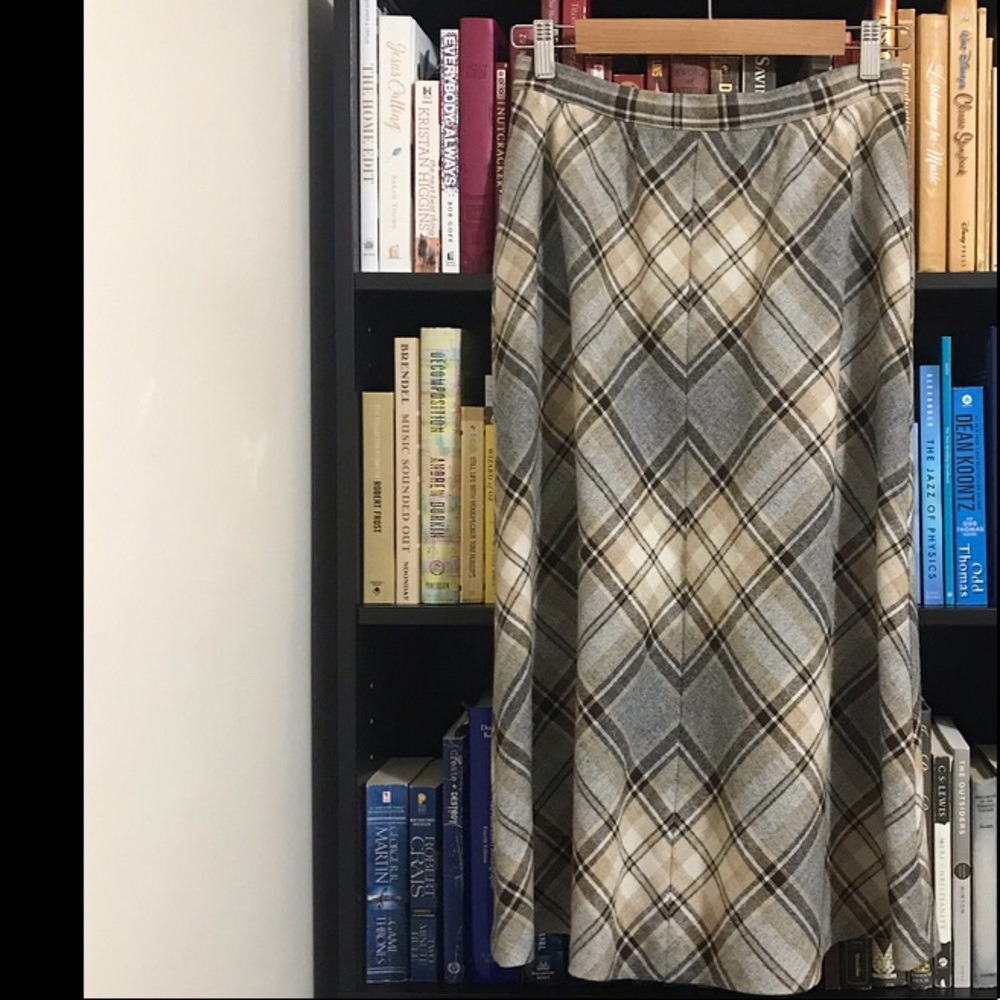 Vintage Plaid Skirt